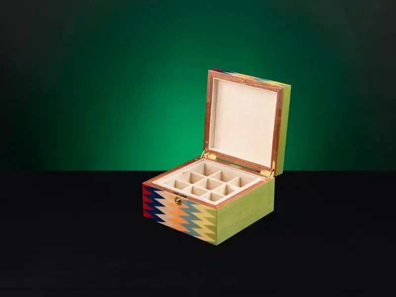 Zag Small Luxury Jewellery Box - Cufflinks