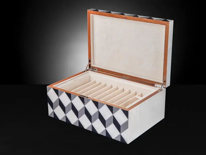 Aurora Large Luxury Jewellery Box - Pens