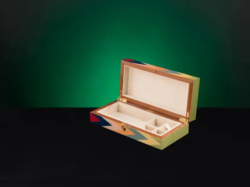 Zag Medium Luxury Jewellery Box - Cufflinks