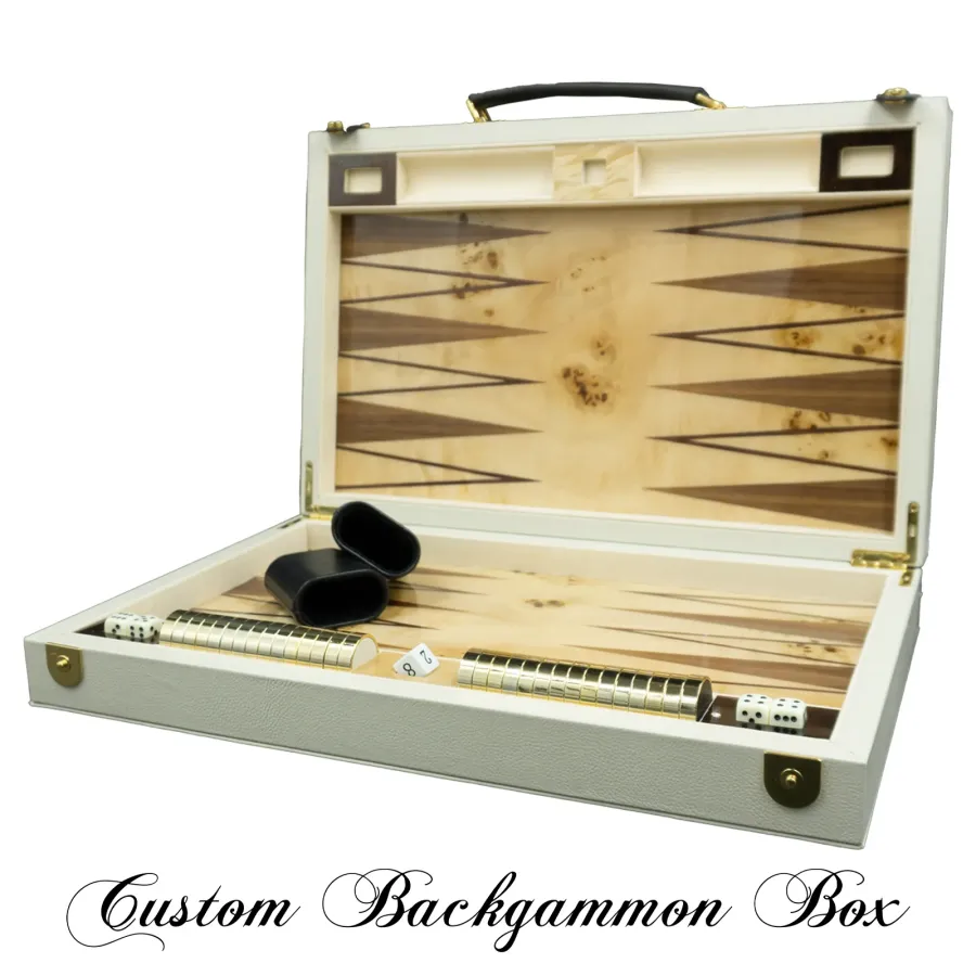 Custom Wooden Backgammon Board