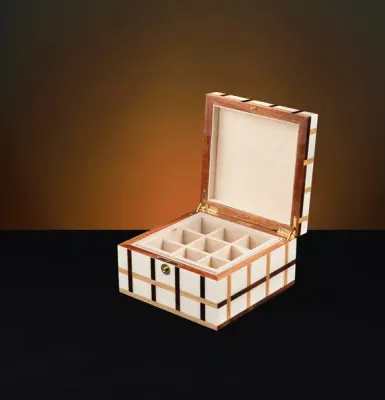 Sofia Small Luxury Jewellery Box - Cufflinks