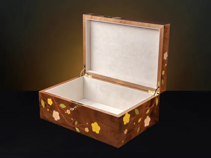 Sakura Nut Luxury Jewellery Box - Storage