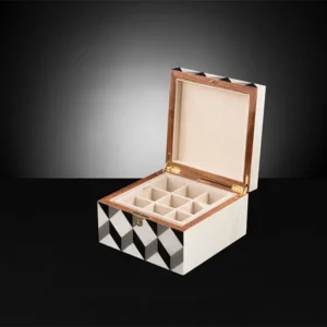 Aurora Small Luxury Jewellery Box - Cufflinks