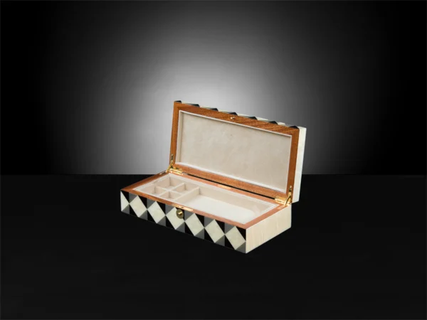Aurora Medium Luxury Jewellery Box - Cufflinks