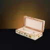 Sakura White Medium Luxury Jewellery Box - Cufflinks