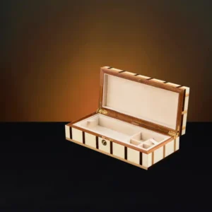 Sofia Medium Luxury Jewellery Box - cufflinks