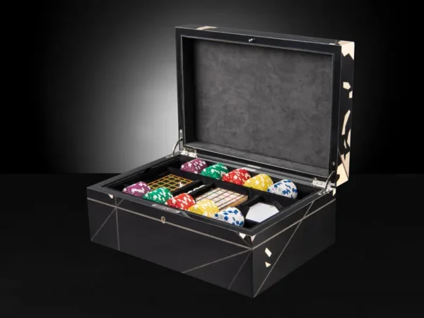 Columbus Large Luxury Jewellery Box - Poker