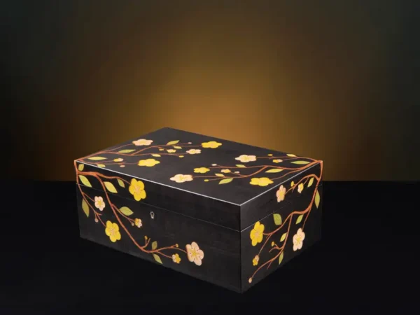 Sakura Black Large Luxury Jewellery Box