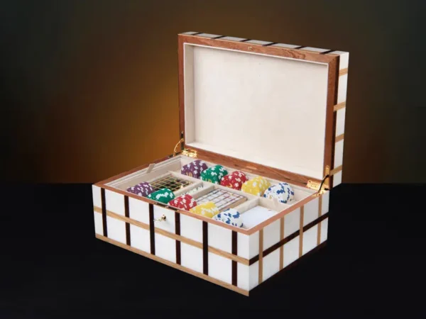 Sofia Large Luxury Jewellery Box - Poker