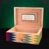 Zag Large Cigar Box - open no tray