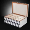 Aurora Large Luxury Jewellery Box - Cufflinks with watches