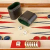 Zag luxury backgammon laquered wood set 01