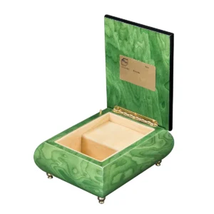 Luxury Music Box Green Open