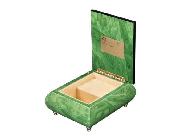 Luxury Music Box Green Open