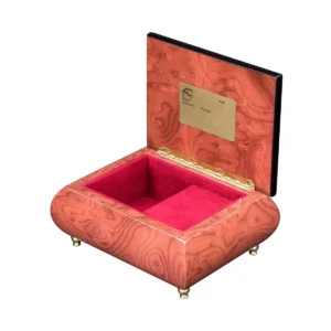 Luxury Music Box Red Open