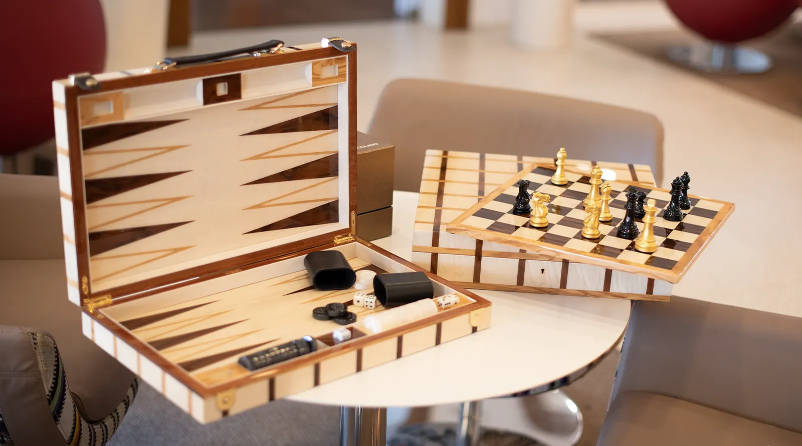 Wooden Backgammon Set