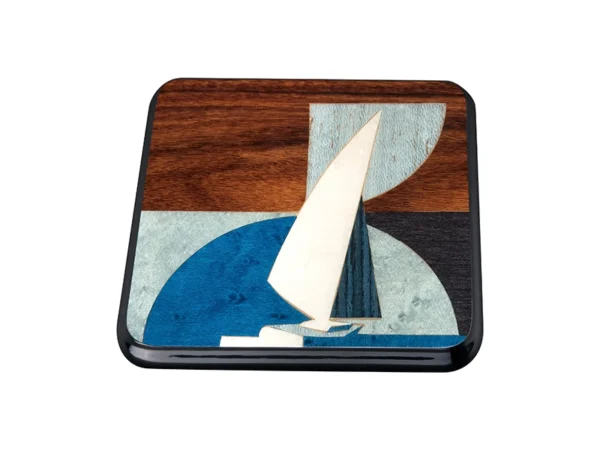 Embrace of the Sea Nut Coasters set of 2