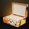 Artistic Wooden Jewellery Box – Klimt Style, Large Luxury Design - Watches