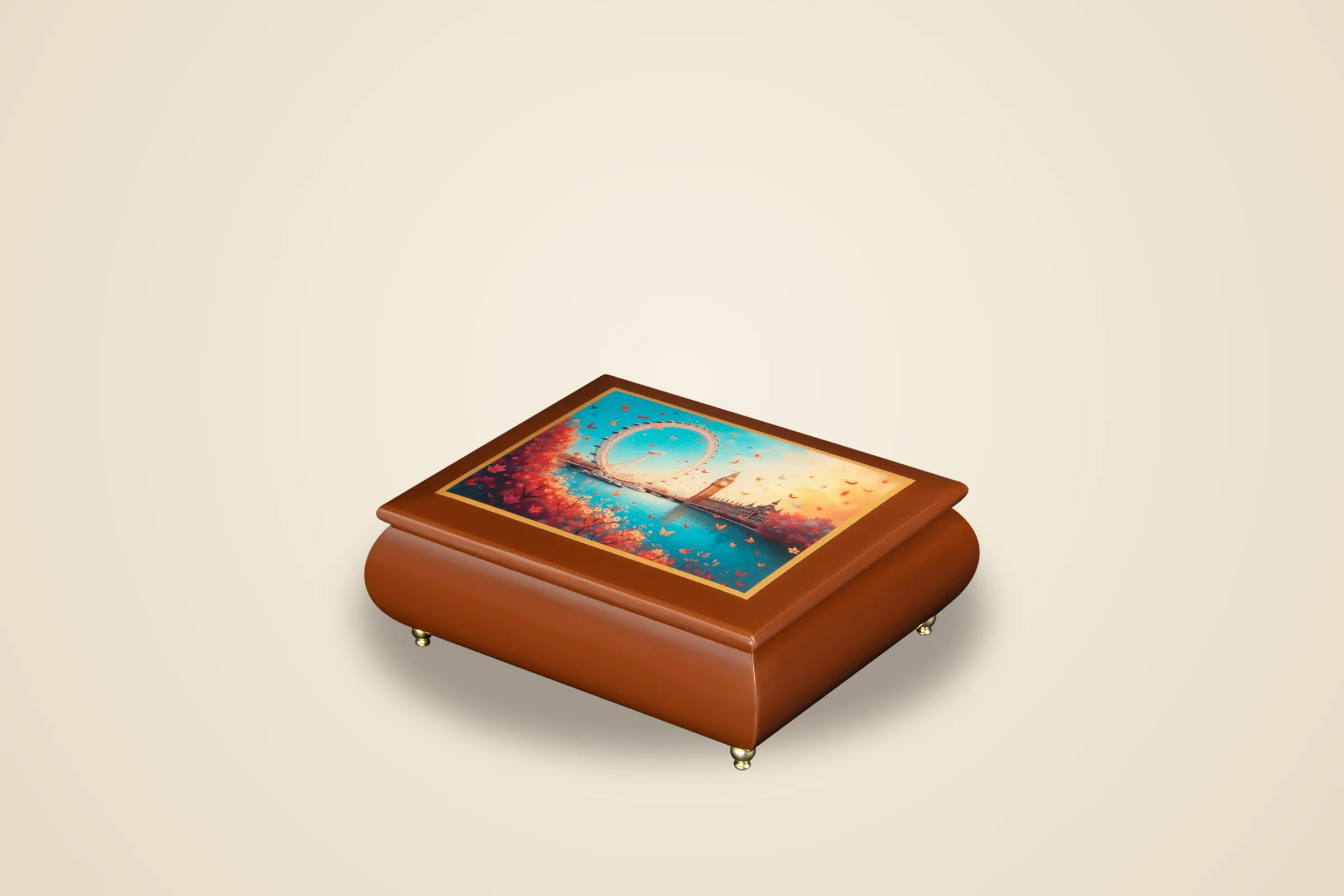 Handcrafted Sorrento music box by Ercolano